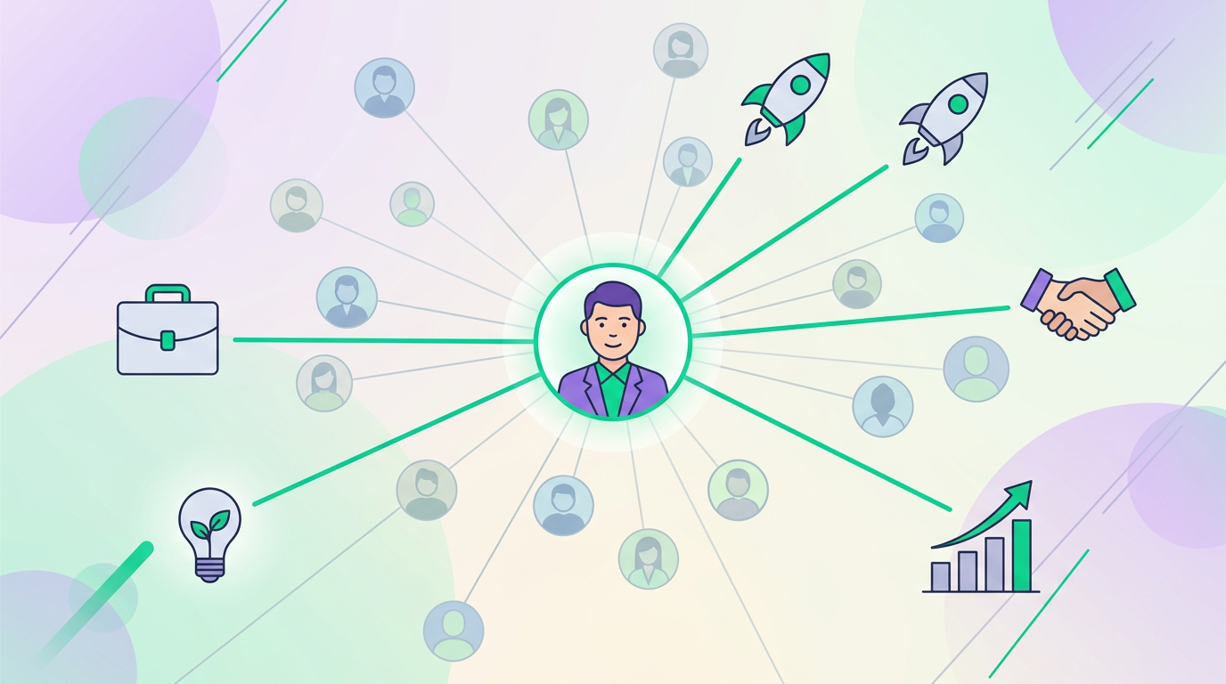 Illustration: Why Networking Gets You Hired 5x Faster Than a Perfect Resume (And How to Actually Do It)